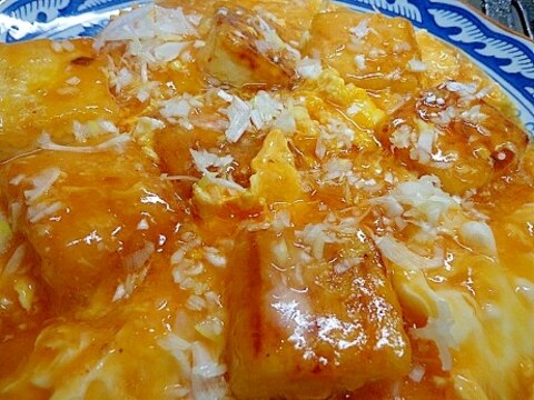 豆腐のチリ味煮